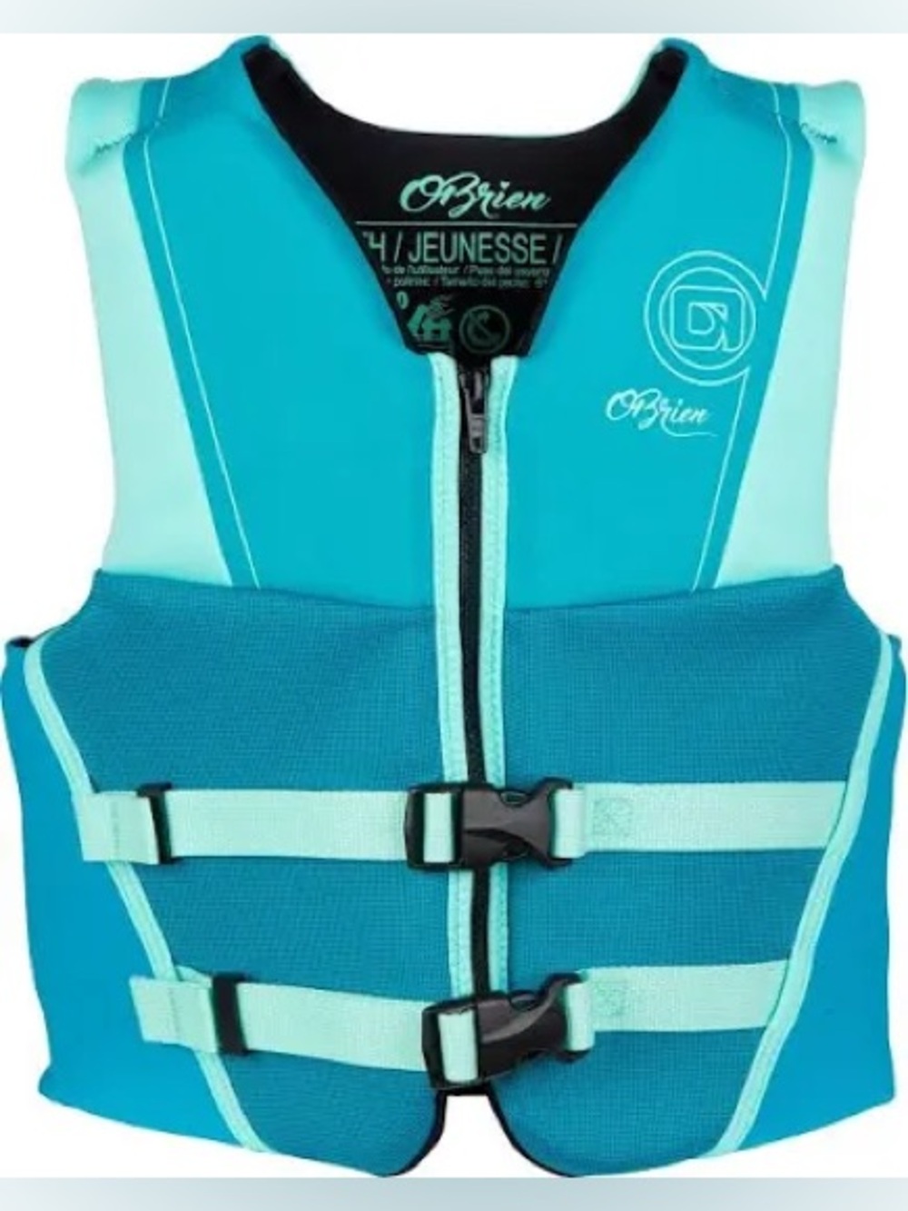 O'Brien Aqua and Turquoise Life Jacket/Vest